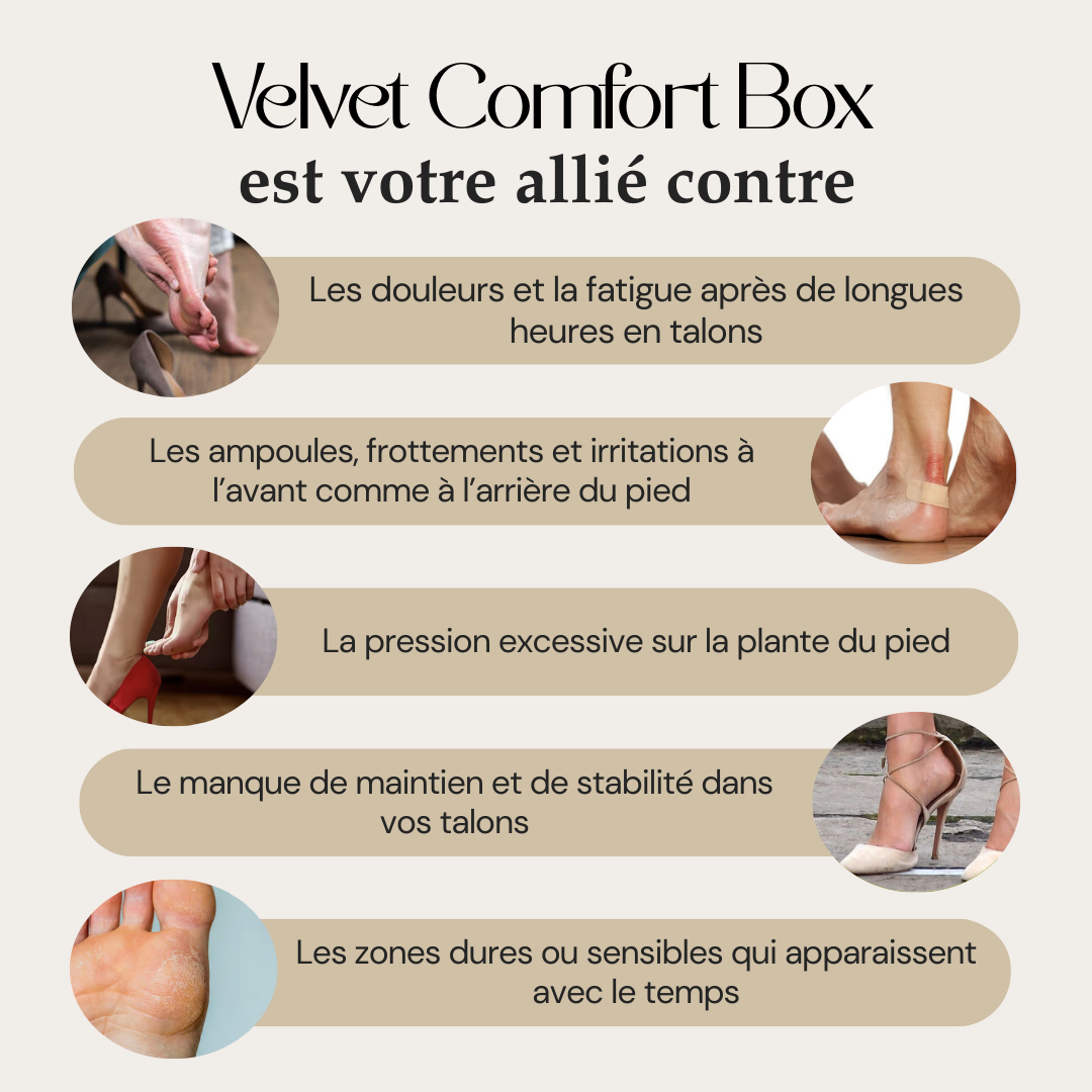 Velvet Comfort+ Box - Coffret complet 3 couleurs