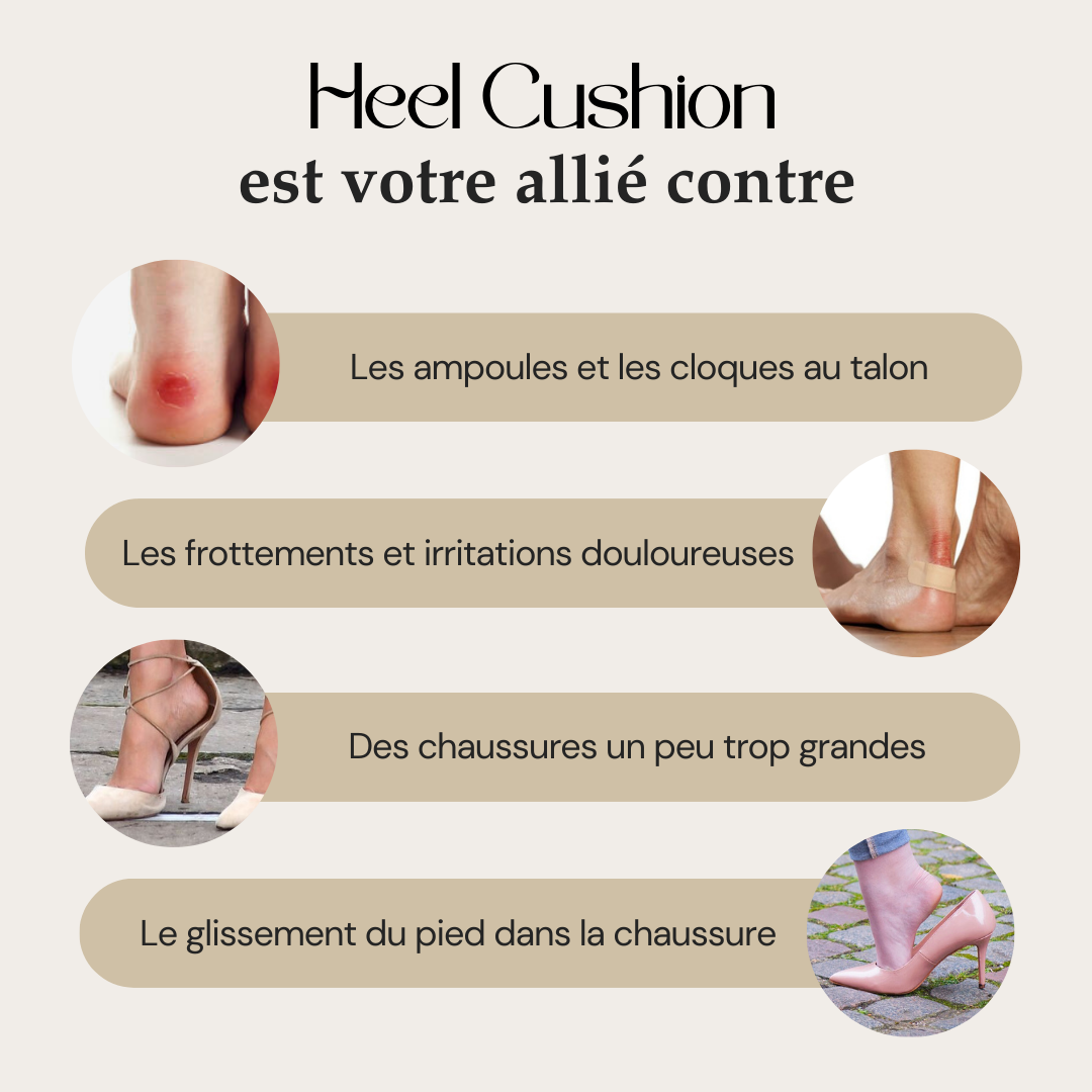 Heel Cushion – Maintien parfait sans frottement