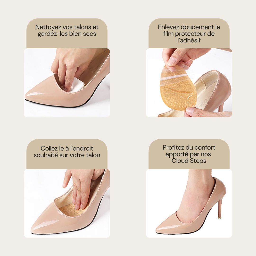 Cloud Steps – Soulagement invisible sous vos pieds