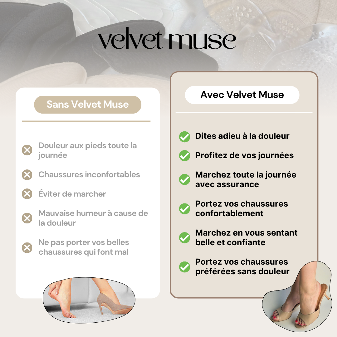 Velvet Comfort Box - Le secret des talons confortables